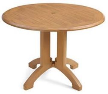 Show details for Grosfillex Winston 42” Round Table Picture of Grosfillex Winston 42” Round Table