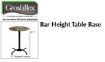 Picture of Grosfillex Bar Height Table Base