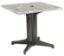 Picture of Grosfillex 32” Square Use Ped. Base 2000 or Alum. Tilt Top Base 200 or Bar Height Tulip Table Base or Alum. Central Base without umbrella hole