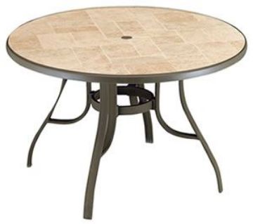Show details for Grosfillex TOSCANA 48" Round Pedestal Table Picture of Grosfillex TOSCANA 48" Round Pedestal Table