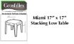 Picture of Grosfillex MIAMI 17" x 17" Low Table