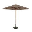 Picture of Grosfillex 9' Wooden Market Umbrella w/ 11/2" pole