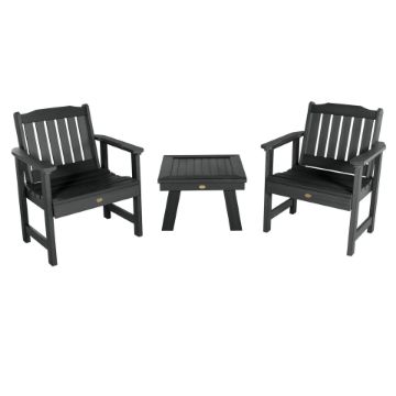 Show details for 2 Lehigh Garden Chairs with 1 Square Side Table Picture of 2 Lehigh Garden Chairs with 1 Square Side Table