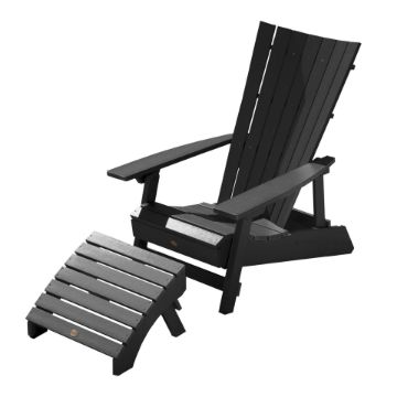 Show details for Manhattan Beach Adirondack Chair with Folding Adirondack Ottoman Picture of Manhattan Beach Adirondack Chair with Folding Adirondack Ottoman