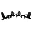 Picture of Discontinued 4 Classic Westport Adirondack Chairs with 2 Side Tables