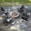 Picture of Discontinued 4 Classic Westport Adirondack Chairs with 2 Side Tables