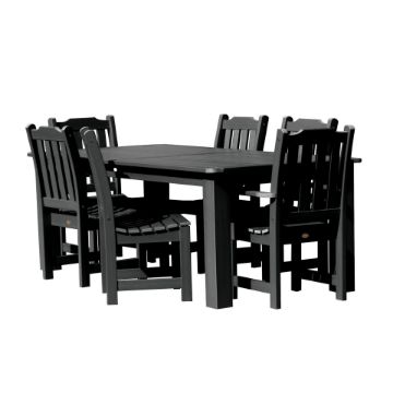Show details for Lehigh 7pc Rectangular Outdoor Dining Set 42in x 72in - Dining Height Picture of Lehigh 7pc Rectangular Outdoor Dining Set 42in x 72in - Dining Height