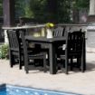 Picture of Lehigh 7pc Rectangular Outdoor Dining Set 42in x 72in - Dining Height