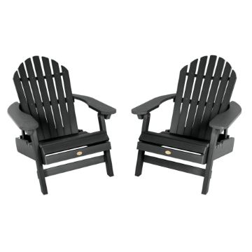 Show details for Set of Two Highwood Hamilton Folding and Reclining Adirondack Chairs Picture of Set of Two Highwood Hamilton Folding and Reclining Adirondack Chairs