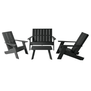 Show details for Barcelona Modern Adirondack Conversation Set Picture of Barcelona Modern Adirondack Conversation Set