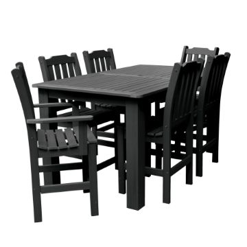 Show details for Lehigh 7pc Rectangular Outdoor Dining Set 42in x 72in - Counter Height Picture of Lehigh 7pc Rectangular Outdoor Dining Set 42in x 72in - Counter Height