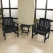 Picture of 2 Lehigh Garden Chairs with Folding Adirondack Side Table