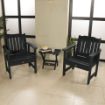 Picture of 2 Lehigh Garden Chairs with Folding Adirondack Side Table