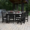 Picture of Lehigh 7pc Rectangular Dining Set 37in x 72in - Counter Height