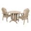 Picture of Commercial Grade 3 Pc Muskoka Adirondack Bistro Dining Set with 36” Table