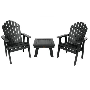 Show details for 2 Hamilton Deck Chairs with Adirondack Side Table Picture of 2 Hamilton Deck Chairs with Adirondack Side Table