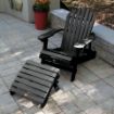 Picture of Hamilton Folding &amp; Reclining Adirondack Chair with Folding Adirondack Ottoman