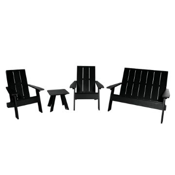 Show details for Barcelona Modern Adirondack 4-Piece Set Picture of Barcelona Modern Adirondack 4-Piece Set