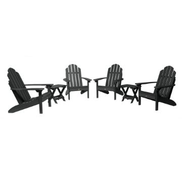 Show details for 4 Classic Westport Adirondack Chairs with 2 Folding Side Tables Picture of 4 Classic Westport Adirondack Chairs with 2 Folding Side Tables