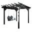 Picture of Bodhi 12’ x 12’ DIY Pergola with 4’ Classic Westport Porch Swing