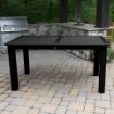 Picture of Rectangular 42in x 72in Outdoor Dining Table - Dining Height