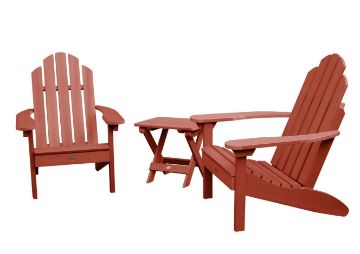 rustic red Adirondack chair rustic red Adirondack chair