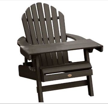 1 Hamilton Folding & Reclining Adirondack Chair with 1 Adirondack Laptop/Reading Table 1 Hamilton Folding & Reclining Adirondack Chair with 1 Adirondack Laptop/Reading Table