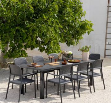 Libeccio/Bora 9-Piece Extending Rectangular Patio Dining Set Libeccio/Bora 9-Piece Extending Rectangular Patio Dining Set