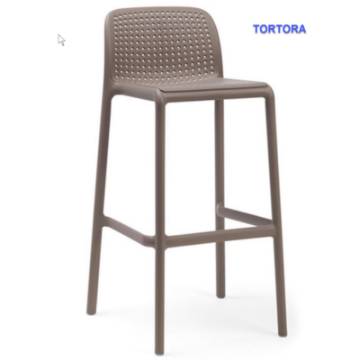 Nardi Lido Fiberglass Resin Stackable Outdoor Patio Bar Stool x 4 Nardi Lido Fiberglass Resin Stackable Outdoor Patio Bar Stool x 4