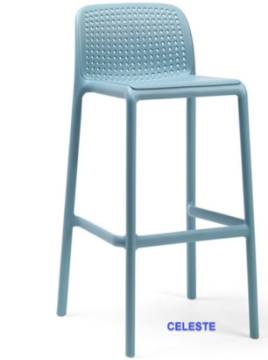 Nardi Lido Fiberglass Resin Stackable Outdoor Patio Bar Stool x 4 Nardi Lido Fiberglass Resin Stackable Outdoor Patio Bar Stool x 4