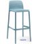 Nardi Lido Fiberglass Resin Stackable Outdoor Patio Bar Stool x 4