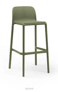Nardi Lido Fiberglass Resin Stackable Outdoor Patio Bar Stool x 4 Nardi Lido Fiberglass Resin Stackable Outdoor Patio Bar Stool x 4
