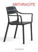 NARDI CASSIA DINING ARM CHAIR ANTHRACITE